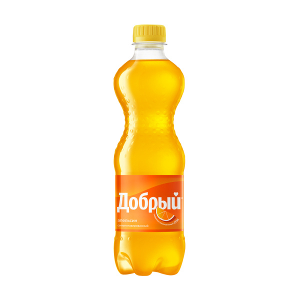 Лимонад Добрый Апельсин 0,5л. п/б